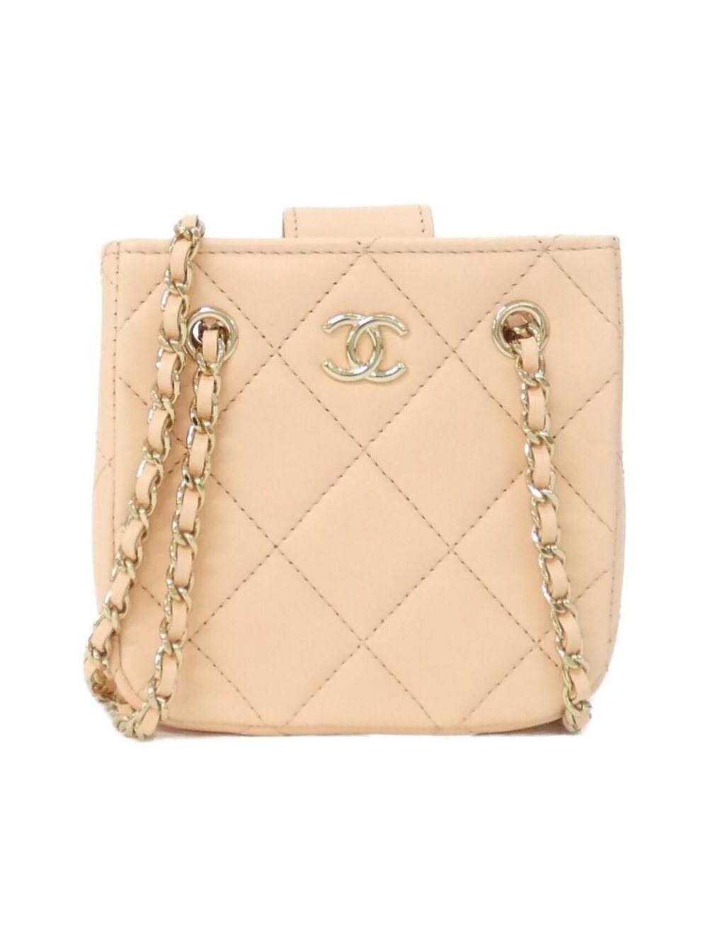 Chanel Chain Clutch Pink